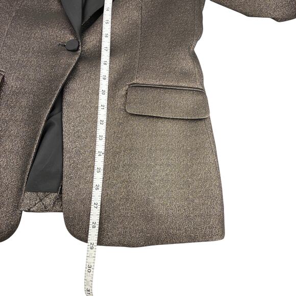 VERONICA BEARD Ashburn Dickey Jacket Blazer in Bronze 8|M - Picture 10 of 11